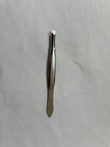 1pc High Precision Eyebrow Trimming Tweezers, Stainless Steel Eyebrow Tweezers, Suitable For Fine Hair And Whiskers, Ultra-Thin Flat Tip Trimming Tool, Suitable For Home And Salon Use. High Quality Stainless Steel Tweezers, Depilation Tweezers, Ingrown Hair Tweezers, Curved Tweezers, Facial Care Tools, Women's Razors. - One Size - View 12