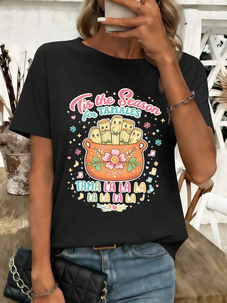 Women T-Shirts - Black - View 1
