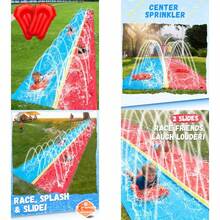 Water Slides & Pools - Red and Blue - View 1