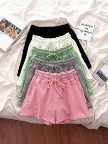 Set de 3 shorts de mujer con diseño bordado de caballero - Negro 2 - Ver 5