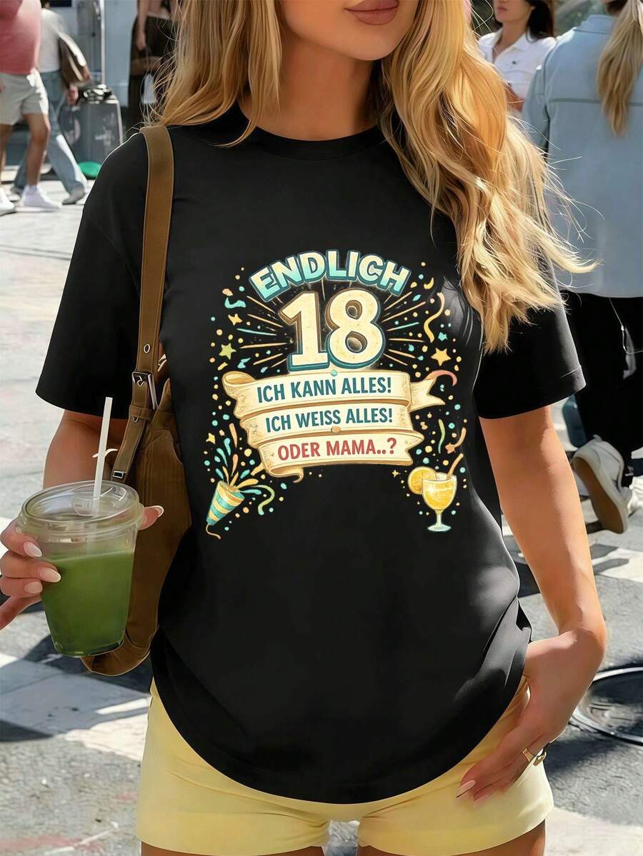 Women T-Shirts - Black - View 1