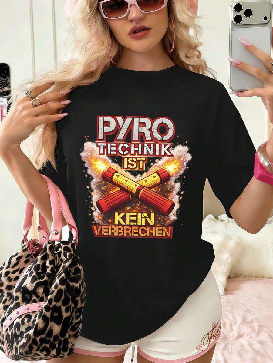 Women T-Shirts - Black - View 1