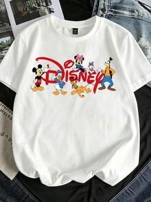 Disney Logo Family Matching Shirts, Mickey & Friends Themed T-Shirts, Cute Outfits For Disneyland Vacation - 女 - 查看 2