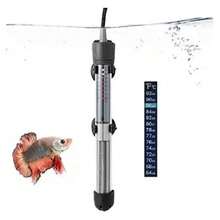 Termostato para acuario hasta 40 litros calentador sumergible control automático temperatura luz indicadora ciclos encendido apagado ajuste preciso diseño compacto uso pecera agua dulce tropical material resistente fácil instalación ahorro energía funcionamiento estable - Tipo A - Ver 4