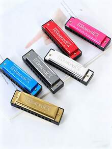 Kèn harmonica 10 lỗ chất lượng cao, giọng C - Hộp đựng cứng cáp, bền chắc, được đánh bóng - Thích hợp cho người mới bắt đầu, người chuyên nghiệp và làm quà tặng Halloween/Giáng sinh. - Một kích cỡ phù hợp cho tất cả - Xem 9