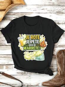 Women T-Shirts - Black - View 2