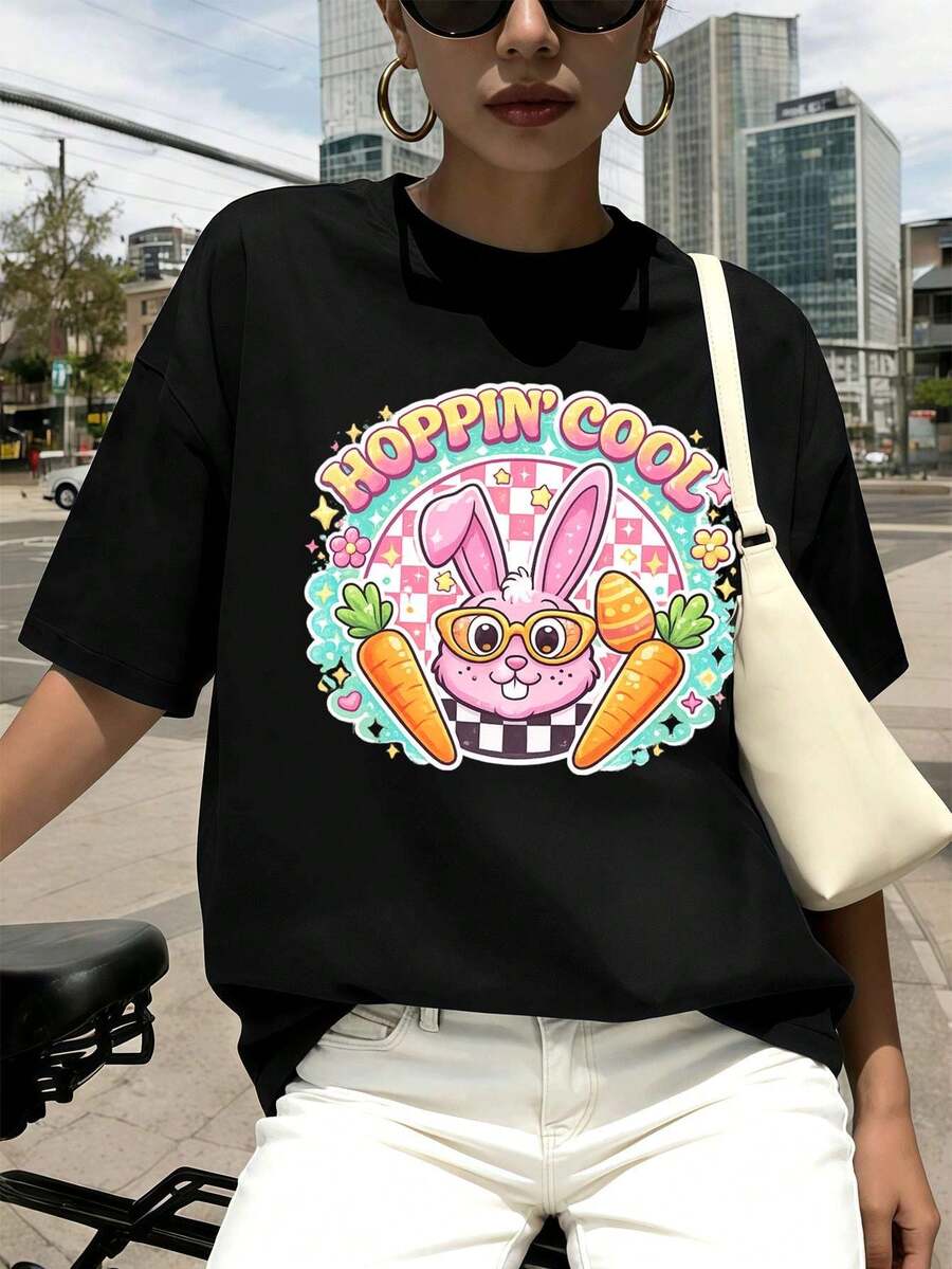 Women T-Shirts - Black - View 1