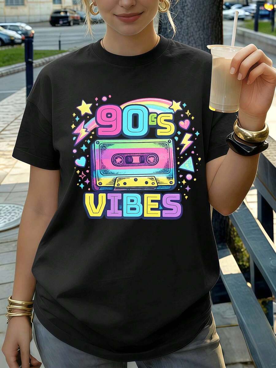 Women T-Shirts - Black - View 1
