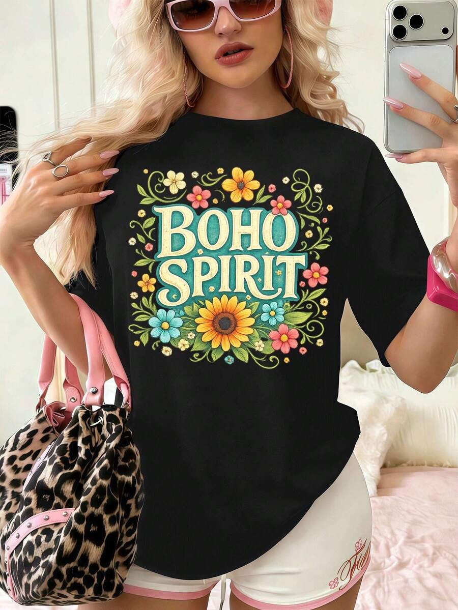 Women T-Shirts - Black - View 1