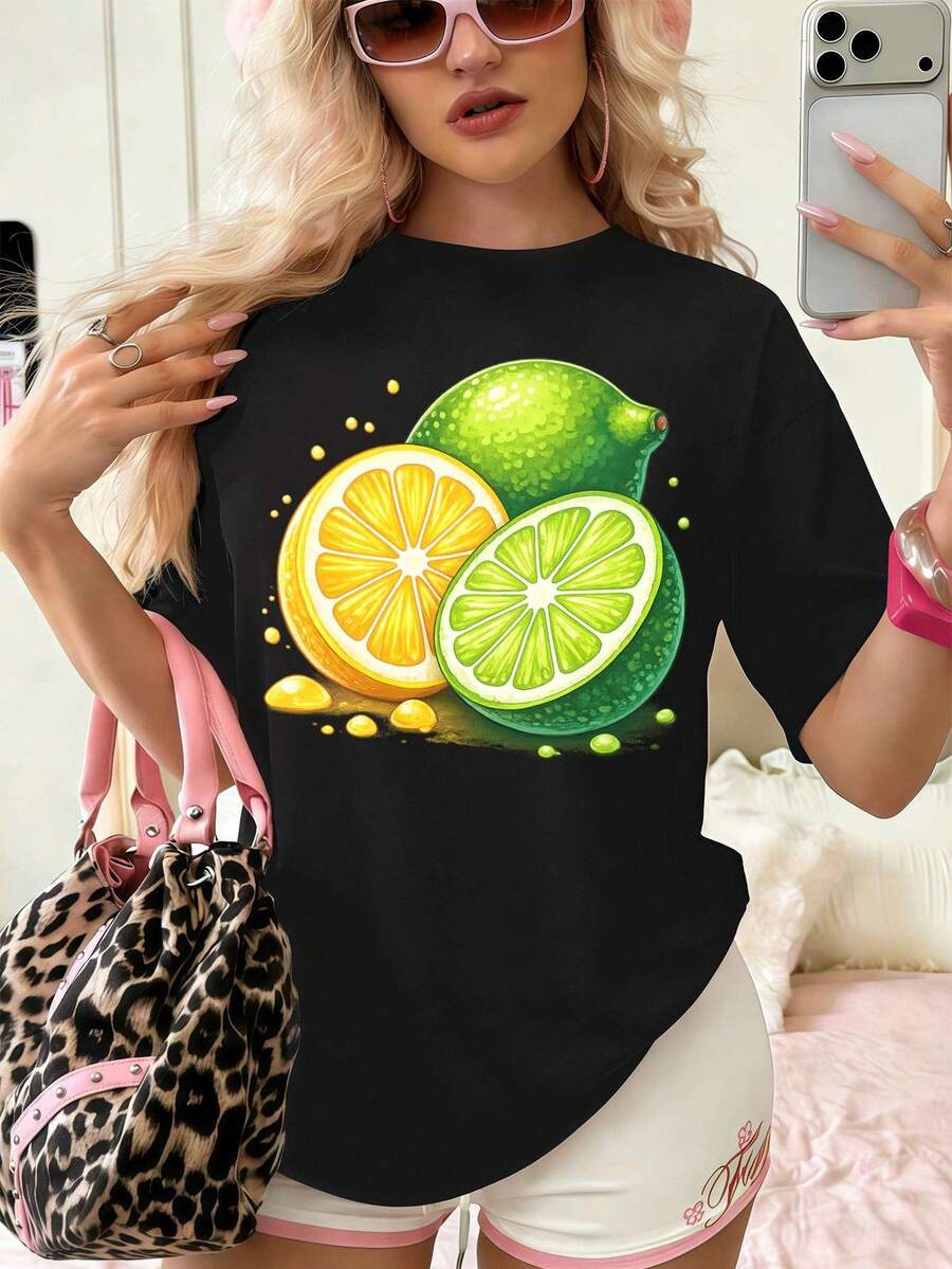 Women T-Shirts - Black - View 1