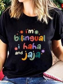 Women T-Shirts - Black - View 1