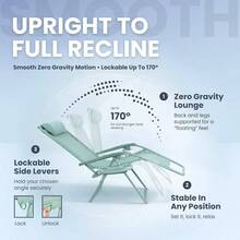 Patio Lounge Chair & Swing Chair - Mint + Classic - View 6