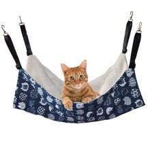 Canvas Cat Hammock Dog Cat Beds Double Sided Hanging Bed Pet Swing Hamster Squirrel Rest Cat Sleeping Supplies - CW008-9 - Ver 4