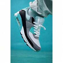 Men's 90 Performance Air Sneakers - Lightweight, Comfortable, Everyday, Street Style - 綠色 - 查看 9