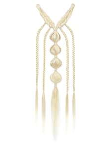 Braided Hair Extensions For Women, Boho Hair Accessories With Beaded Bubble Braids And Long Strands, Clip-In Hair Extensions For Weddings, Parties, Festivals, Cosplay & Daily Hairstyles, Halloween - Multicolor - View 9