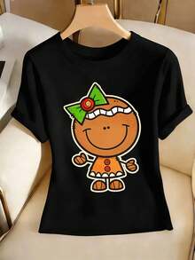 Women T-Shirts - Black - View 2