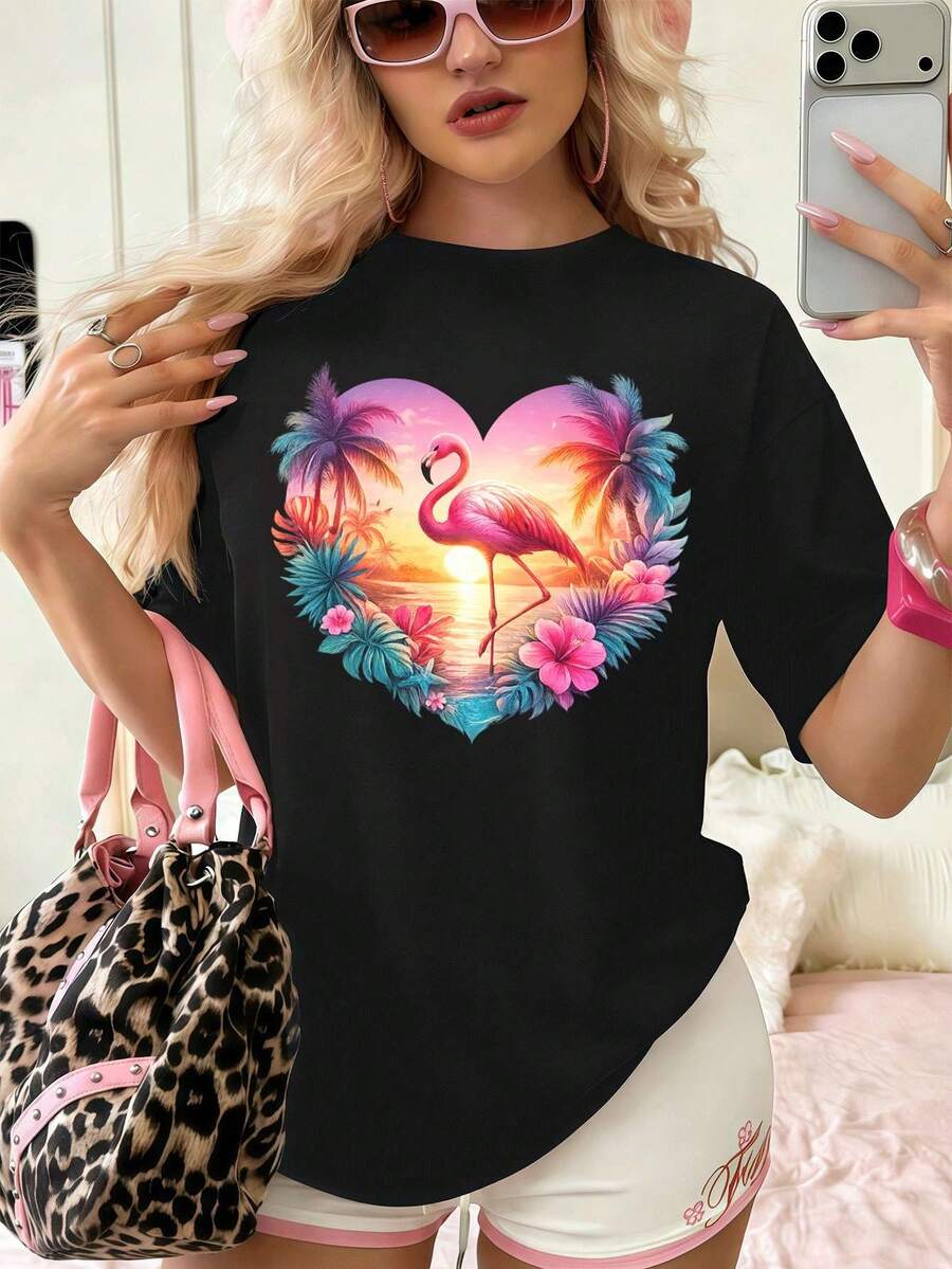Women T-Shirts - Black - View 1