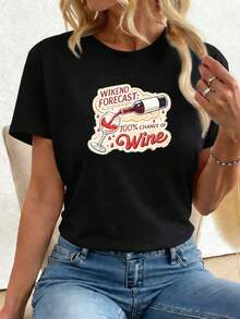 Women T-Shirts - Black - View 1