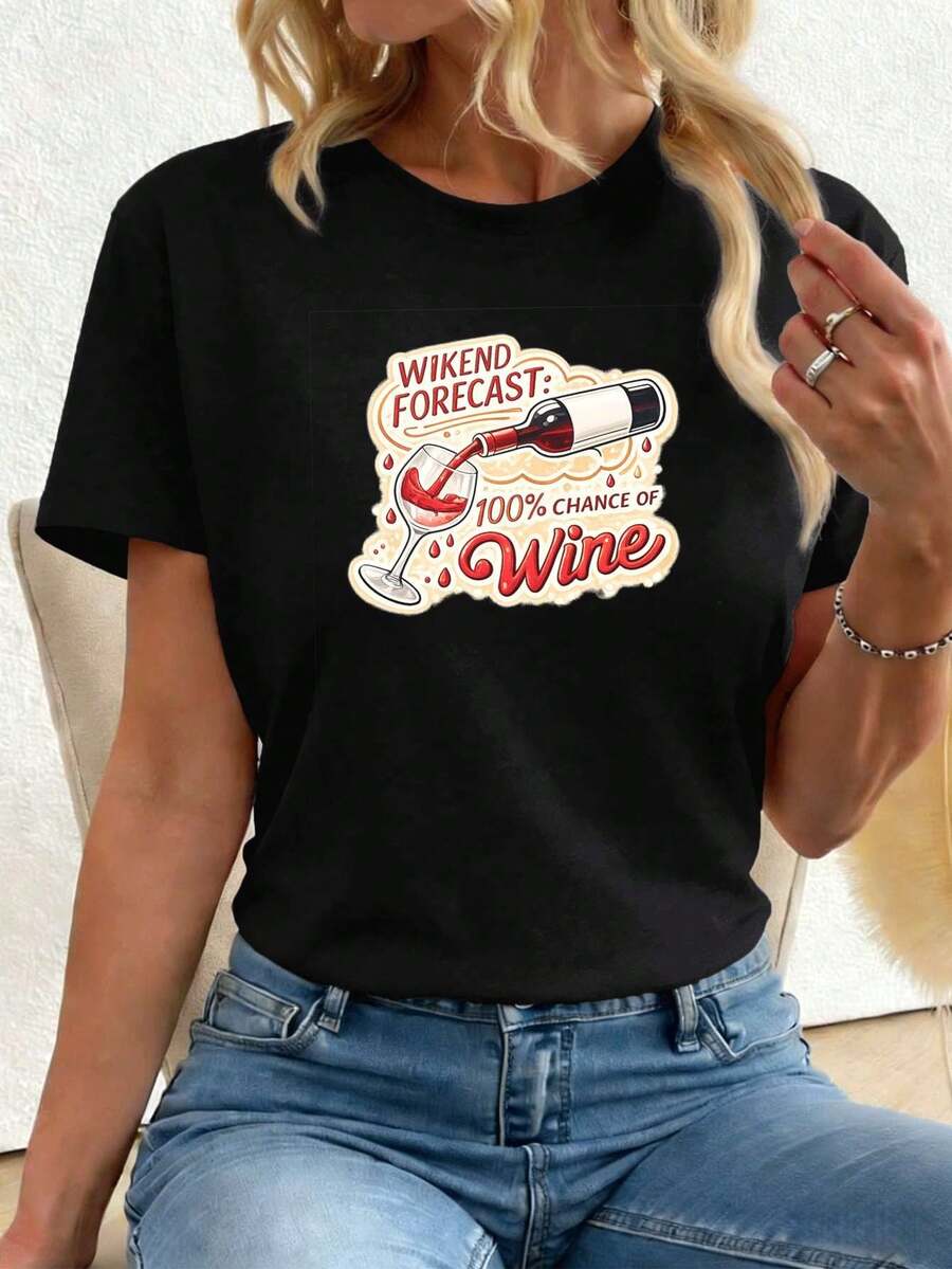 Women T-Shirts - Black - View 1