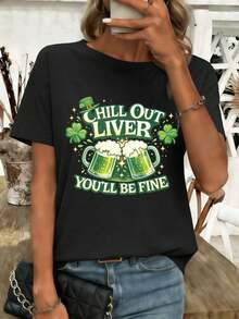 Women T-Shirts - Black - View 1
