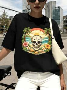 Women T-Shirts - Black - View 1