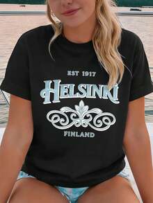 Women T-Shirts - Black - View 1
