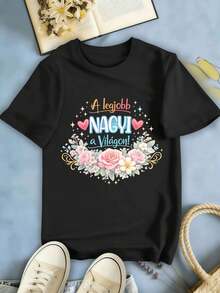 Women T-Shirts - Black - View 2