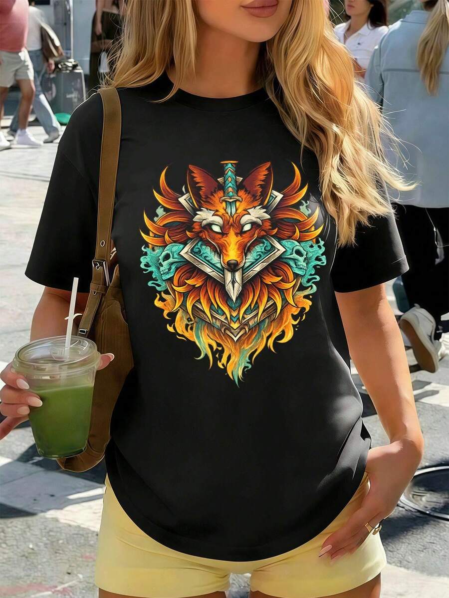 Women T-Shirts - Black - View 1