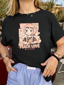 Women T-Shirts - Black - View 1