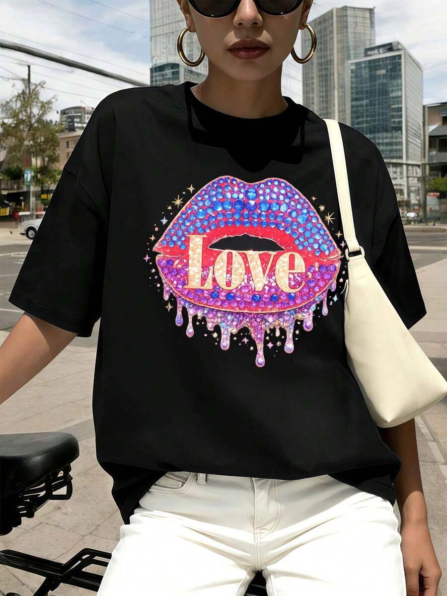Women T-Shirts - Black - View 1