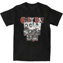 T-Shirt For All Seasons Men Women S-SUICIDEBOYed Grey Day 2026 Tour Band T Shirts Harajuku Summer Tees Cotton Tops Plus Size 6XL - màu đen - Xem 1