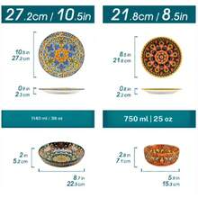Set da pranzo - 24 pezzi (Servizio per 6) - Visualizzare 2
