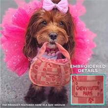 1 pieza Juguete de perro de peluche de poliéster duradero - Hueso rosa lindo con chirrido, bolsa de masticación dental interactiva apta para todas las razas y tamaños de perros, regalo perfecto para mascotas - Multicolor - Ver 5