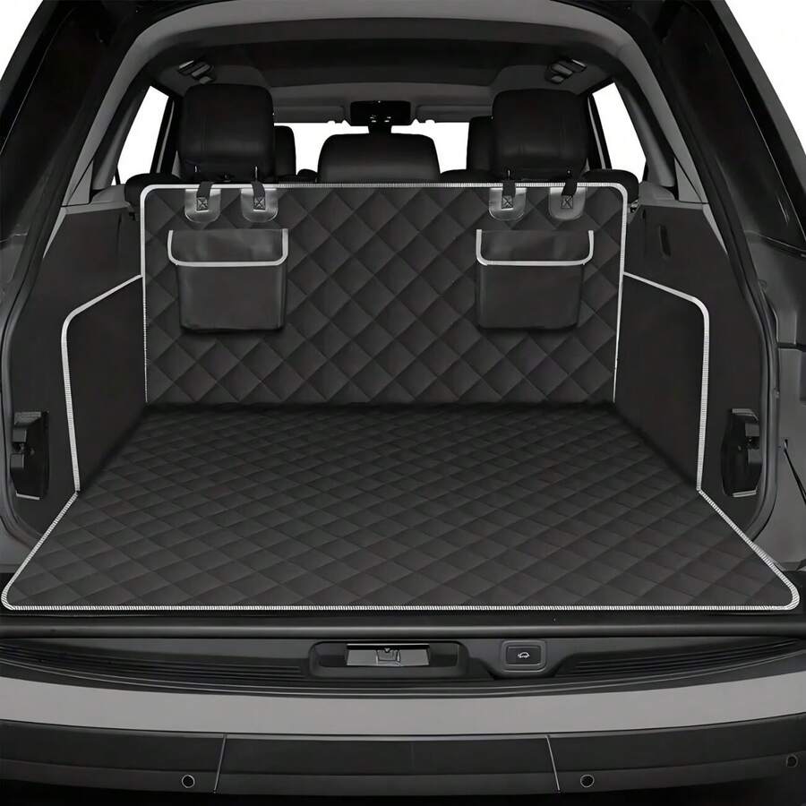Tấm lót cốp xe SUV & Sedan, Tấm lót khoang hành lý cao cấp cho thú cưng, Thảm bảo vệ khoang hành lý, Tấm phủ ghế cho chó