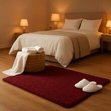 El Toque Final Perfecto: Tapetes Modernos para Recámaras con Estilo BEAUTTY HOME - Rojo - Ver 3