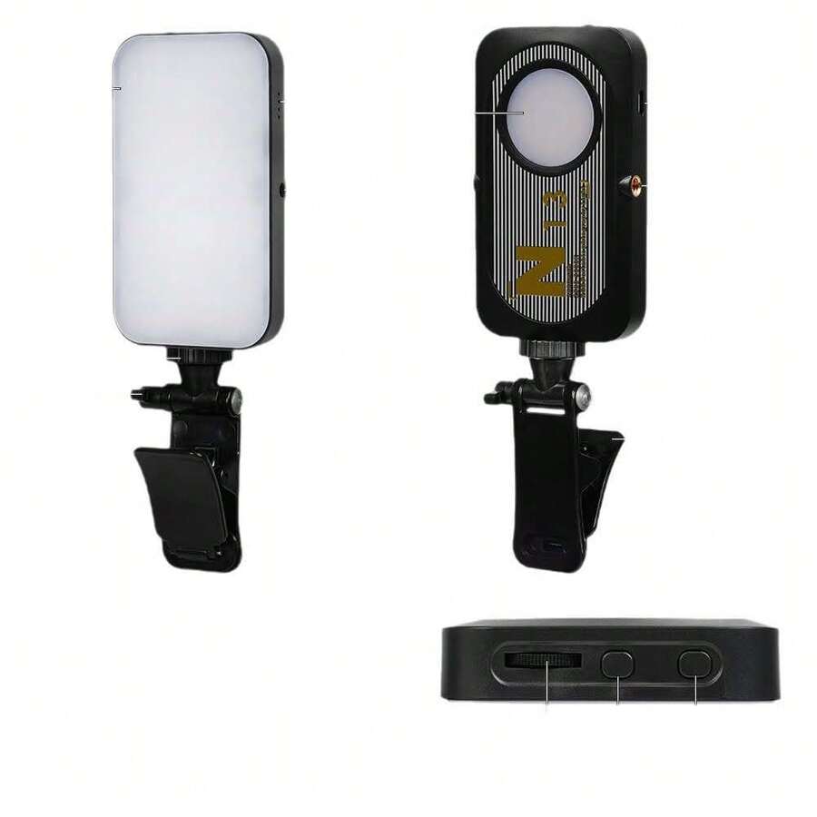 LUZ DE VIDEO LED PORTATIL N13 - Negro - Ver 1
