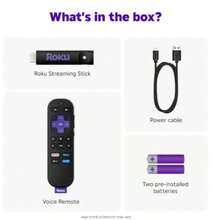 Roku Streaming Stick HD Streaming Device For TV With Voice Remote Black 2025 - 黑色 - 查看 5