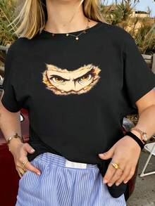 Women T-Shirts - Black - View 1