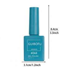 Brand GUIBOFU 1pc No.044 Gel Nail Polish - Dusty Blue - View 10