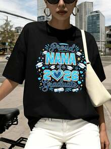 Dam-T-shirts - Svart - Visa 1