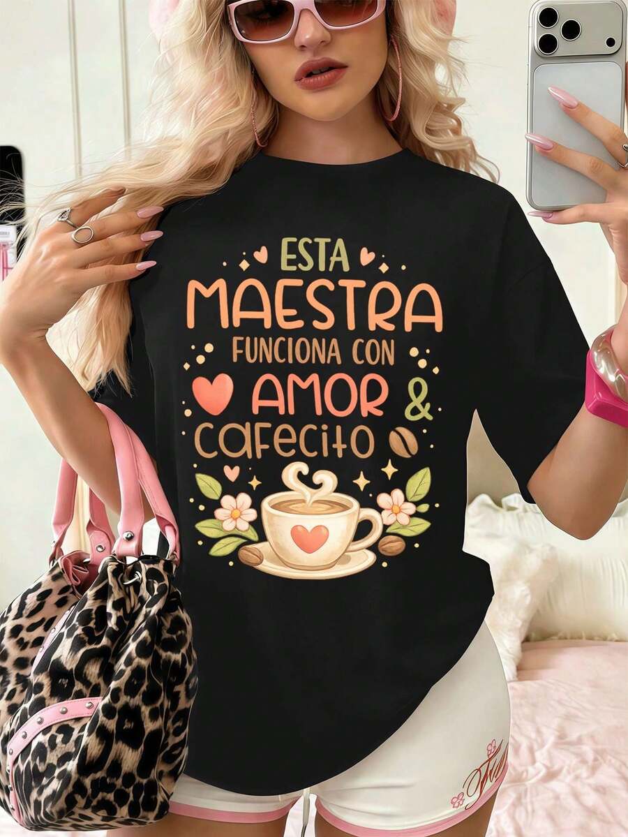 Women T-Shirts - Black - View 1