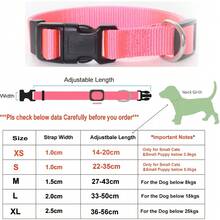 Pet Basic Dog Collars - CW023-rose Red - View 7