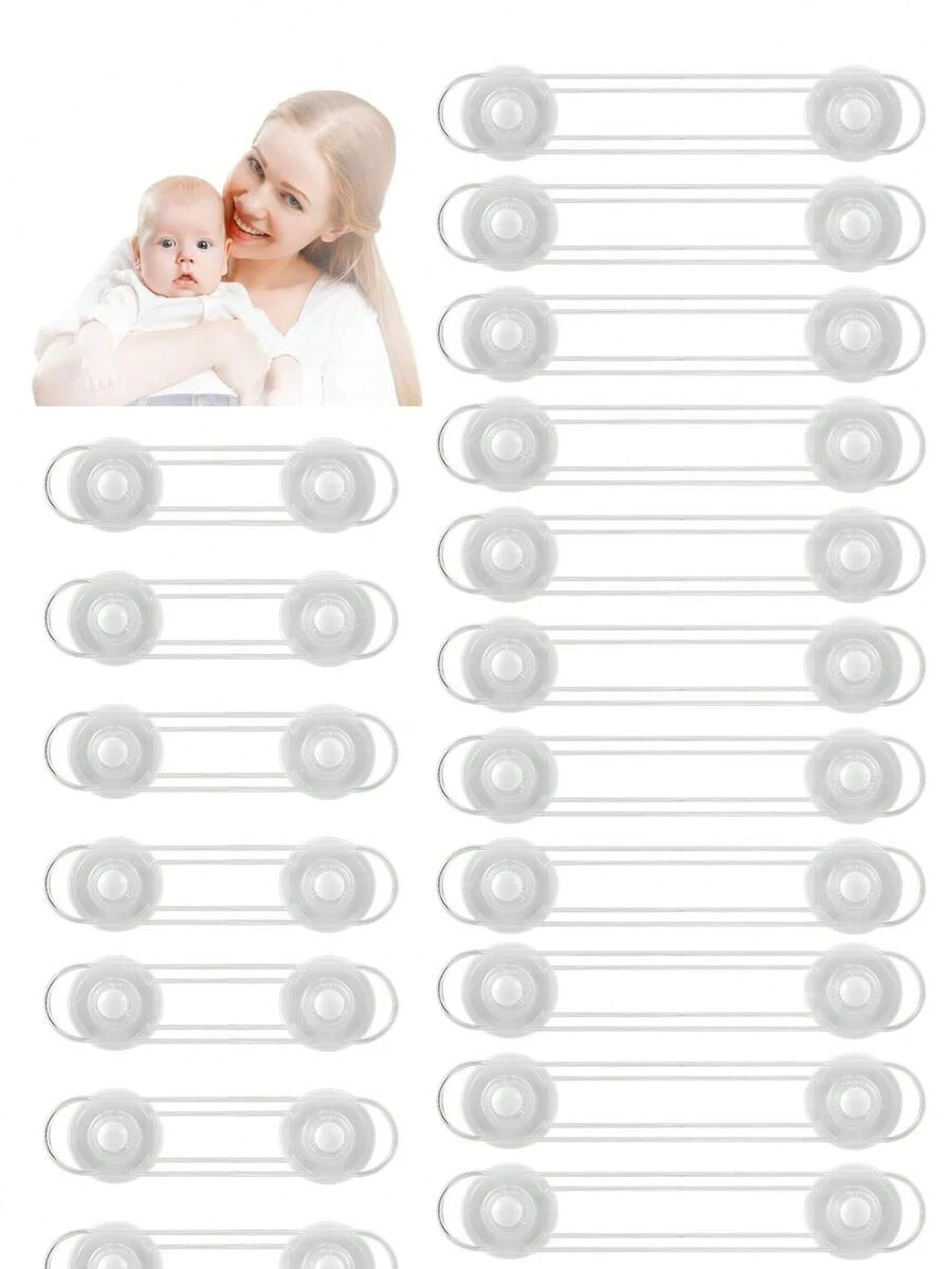 2/4/6/8/10/12pcs Baby Safety Buckle Strap - Multicolor - View 1