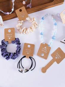 50 chiếc giá đỡ trưng bày trang sức bằng bìa cứng tự dính dùng cho vòng tay, dây chuyền. - Nhiều màu - Xem 4