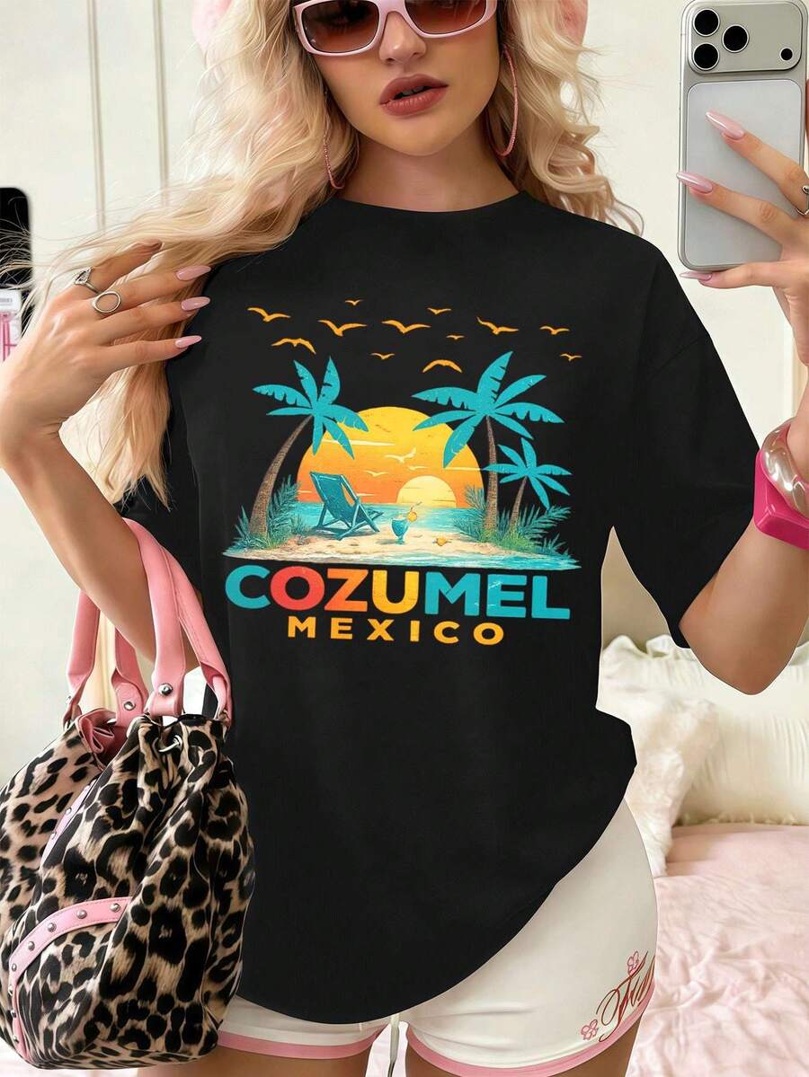 Women T-Shirts - Black - View 1