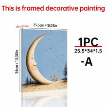 1/3pcs Moon And Deer Themed Kids Room Wall Art, Whimsical Fox Art Print | Dreamy Decor, Fairy Tale Rabbit Themed Kids Room Wall Art | Whimsical Starry Sky Wall Decor. Starry Sky Forest Themed Kids Room Decoration,Canvas Wall Art Posters For Room Home Decor Room Decor AestheticOptional Frame Room DecorRoom Decoration Stuff Wall Decor Bedroom Decor Baby Room Decoration Living Room Decor Office Decor - Multicolor - View 16