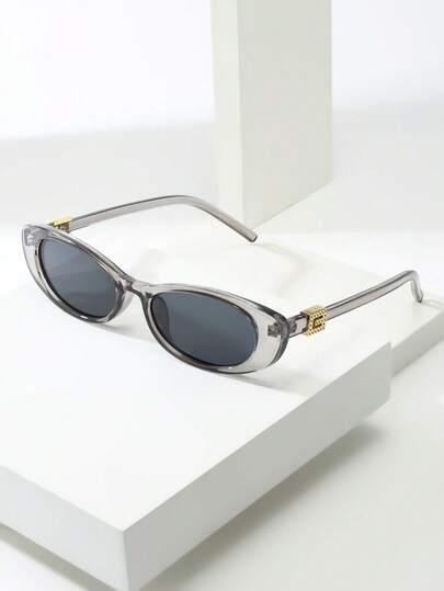 1 pieza Gafas de mujer con montura pequeña y retro de material de alta calidad, adecuadas para viajes, ocio, reuniones, playa y decoración diaria