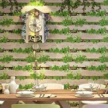 1 Roll Green Leaf Vertical Striped Peel And Stick Contact Paper, Removable Self Adhesive Waterproof PVC Vinyl Sticker For Living Room Dining Room Cabinet Desktop Kitchen Home Decor - Green - View 8