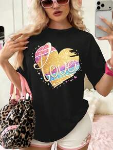 Women T-Shirts - Black - View 1