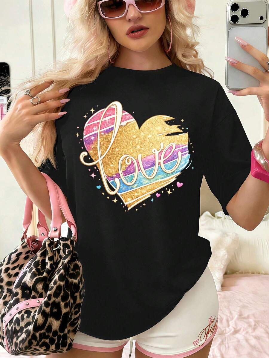 Women T-Shirts - Black - View 1